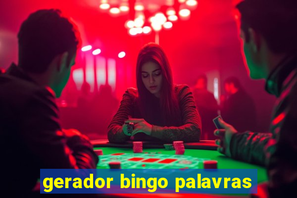 gerador bingo palavras